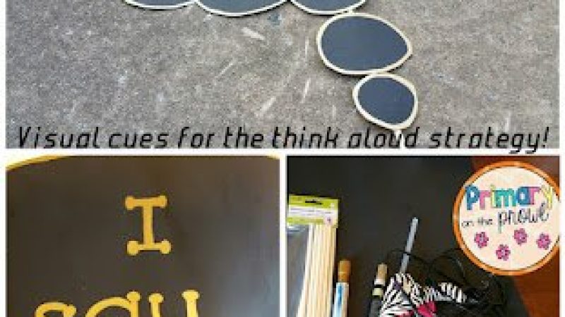 A Teacher’s Trick for Modeling Think Alouds